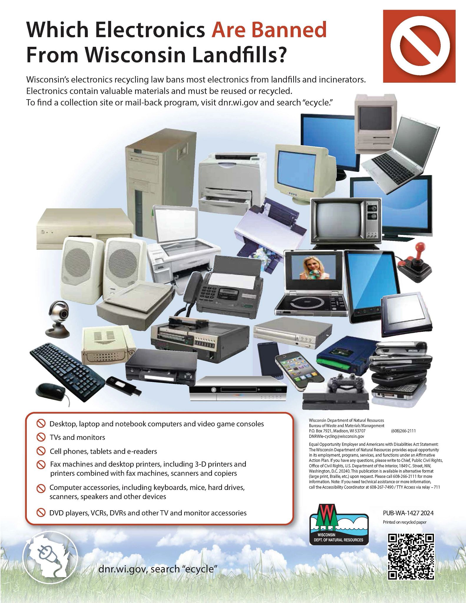 Electronics banned from disposal in Wisconsin